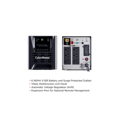 PR750LCD3C CyberPower Smart App Sinewave UPS