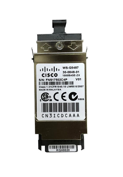 Cisco GBIC 1000Base-ZX Networking Transceiver Adapter WS-G5487