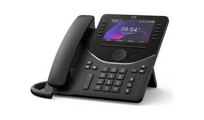 Cisco Unified IP Phone 9861 VoIP Business Phone with Wi-Fi, Bluetooth 5.2 LE, PoE, and TPM 2.0 DP-9861-K9