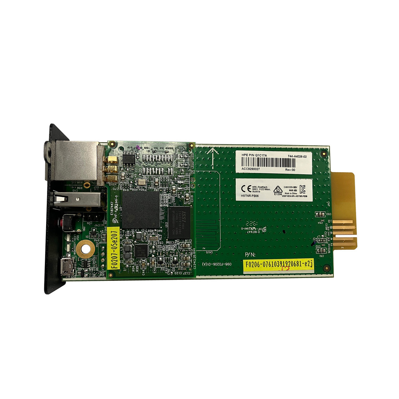 HPE Single Phase 1Gb UPS Network Management Module Q1C17A