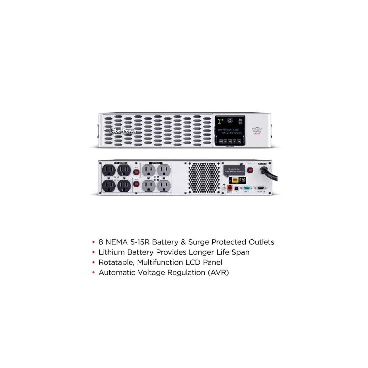 PRL1500RT2UC CyberPower Smart App Sinewave UPS