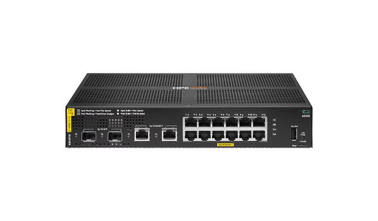 R8N89B#ABA HPE Aruba CX 6000 12-Port Managed PoE+ Switch
