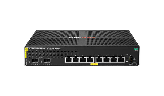 S4R23A#ABA HPE Aruba CX 6000 8-Port Managed PoE+ Switch
