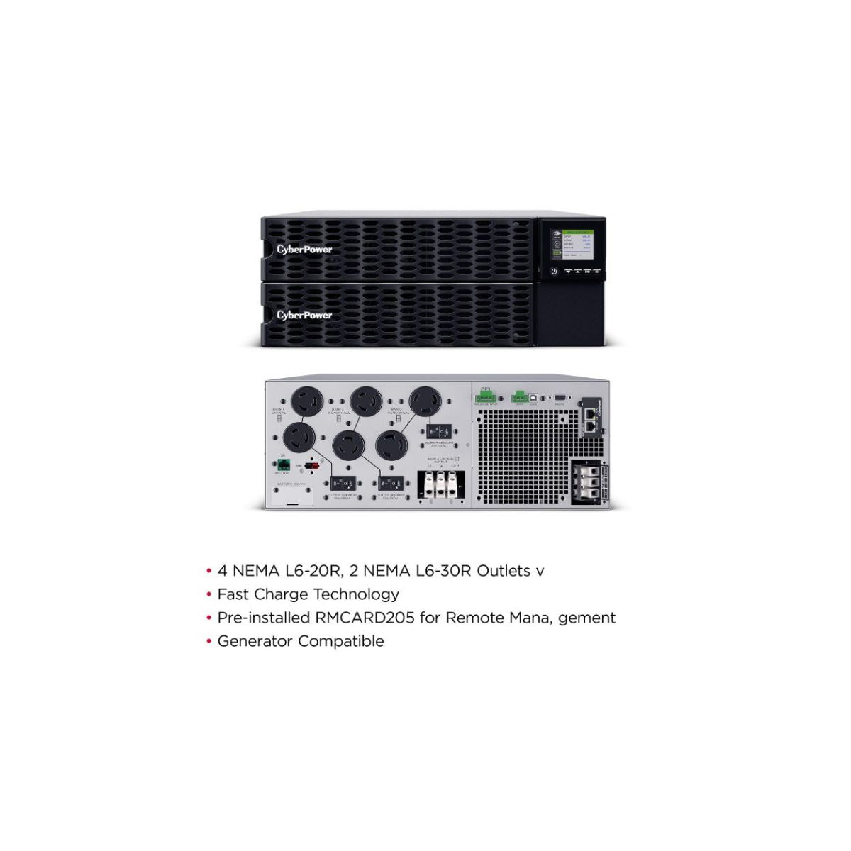 OL10KRTHD CyberPower Smart App Online UPS 10kVA Rack/Tower (OL10KRTHD)
