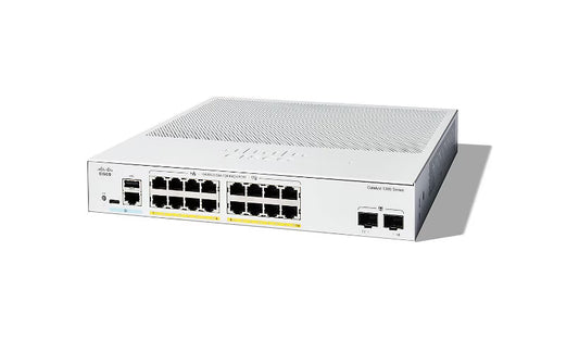 Cisco Catalyst 1300 16-Port PoE+ Managed Switch – C1300-16FP-2G