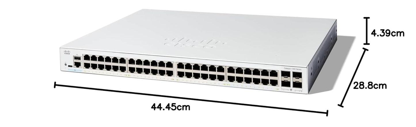 Cisco Catalyst 1300 48-Port Managed Switch – C1300-48T-4G