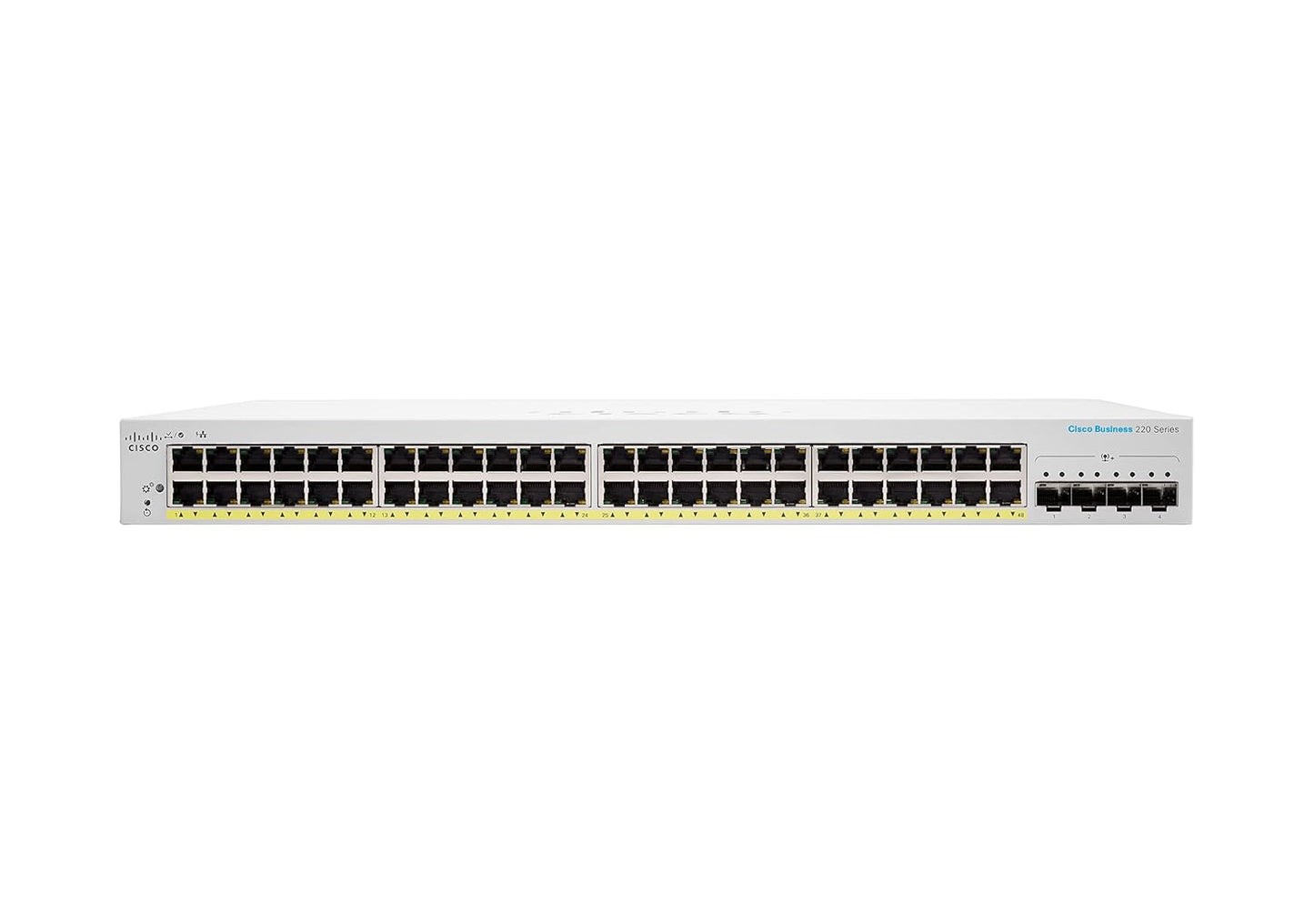 Cisco Business 220 Series 48-Port PoE+ Managed Switch – CBS220-48P-4X