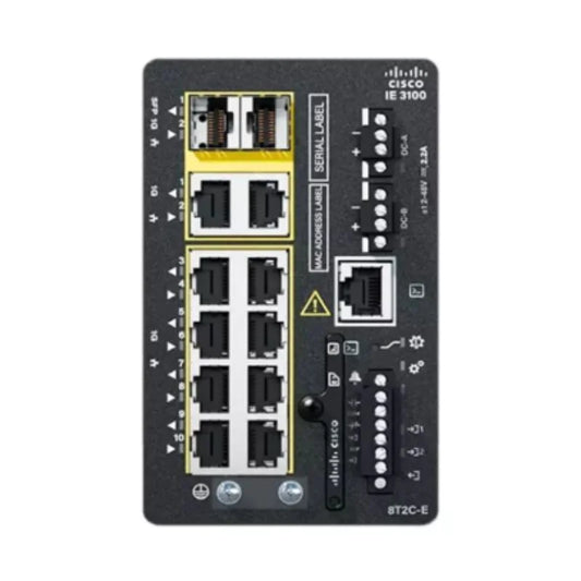 Cisco Catalyst IE-3100-8T2C-E Rugged Managed Ethernet Switch