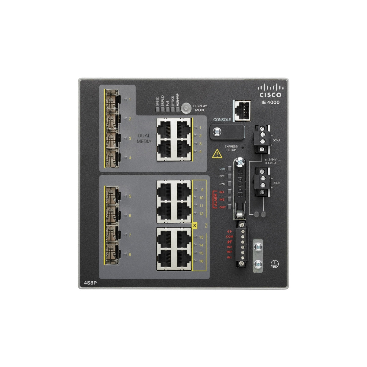 IE-4000-4S8P4G-E Cisco Industrial Ethernet 4000 Managed Switch