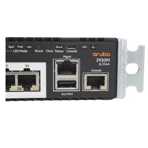 HPE Aruba 2930M 24 Smart Rate PoE+ 1-Slot Switch JL324A