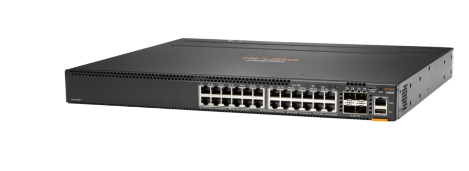 HPE Aruba CX 6300M 24-Port 1GbE and 4-Port SFP56 Switch JL664A