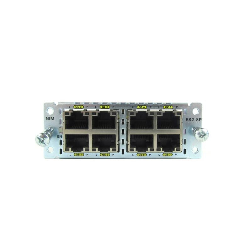 Cisco NIM-ES2-8-P 8-Port Layer 2 Gigabit EtherSwitch Network Interface Module