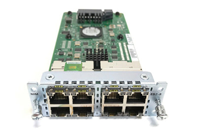 Cisco NIM-ES2-8-P 8-Port Layer 2 Gigabit EtherSwitch Network Interface Module