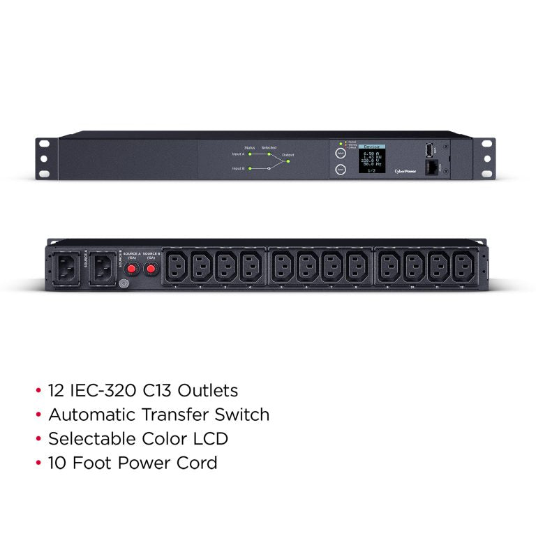 PDU24004 CyberPower Metered ATS PDU