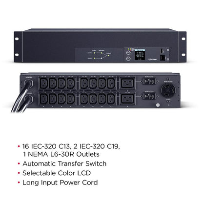 PDU24007 CyberPower Single-Phase Metered ATS PDU