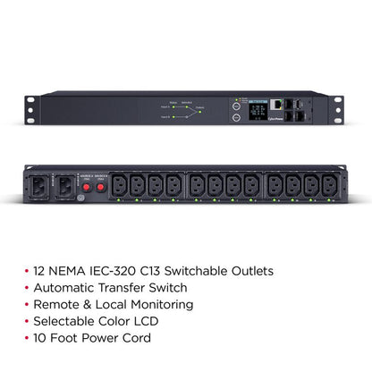 PDU44004 CyberPower Single-Phase Switched ATS PDU