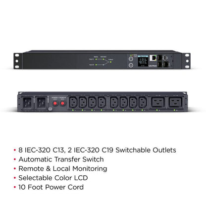 PDU44005 CyberPower Single-Phase Switched ATS PDU