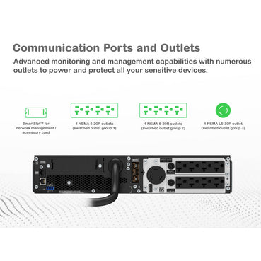 APC Smart-UPS SRT3000RMXLT 3000VA Rackmount UPS (SRT3000RMXLT)