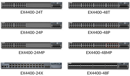 Juniper EX4400 Series 12 x 10GbE SFP+ and 36 x 1GbE SFP Fiber Access Ports Switch EX4400-48F