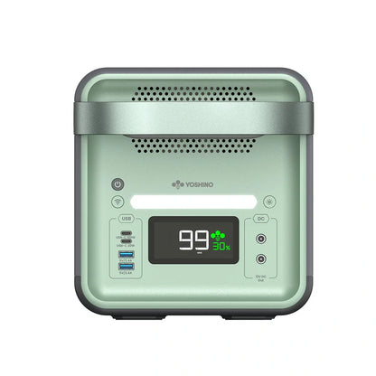 Green air purifier with digital display 