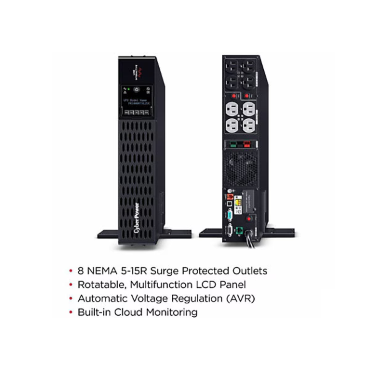 PR1000RTXL2UC CyberPower Smart App Sinewave UPS