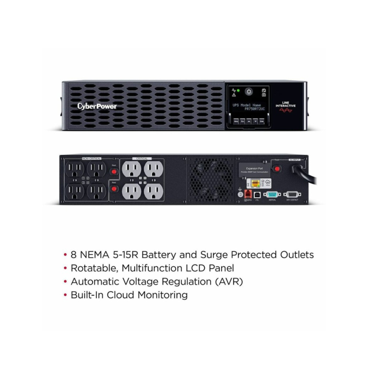 PR750RT2UC CyberPower Smart App Sinewave UPS