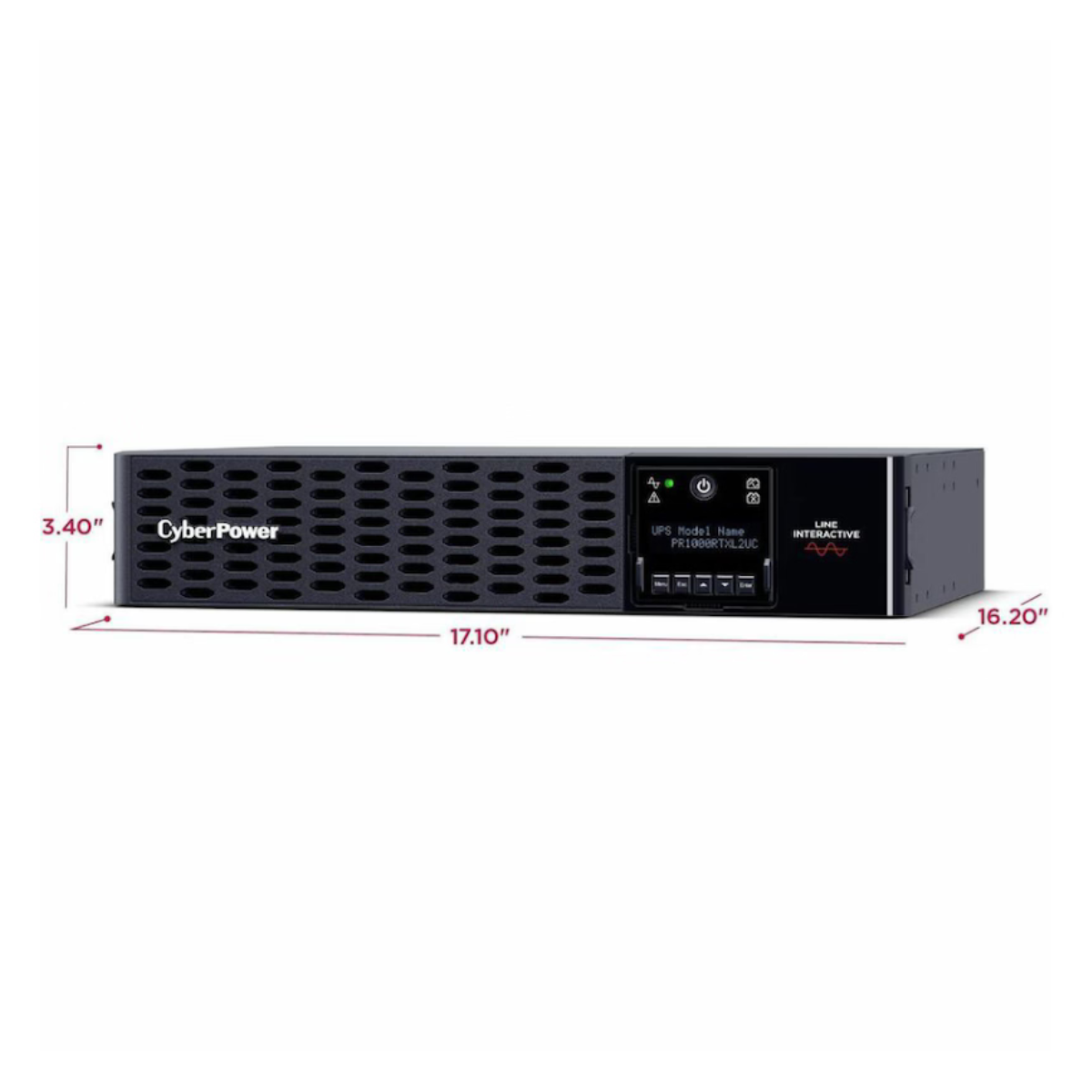 PR1000RTXL2UC CyberPower Smart App Sinewave UPS