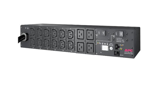 APC NetShelter Rack PDU, Metered, 2U, 5.0kW 208V 30A, (12) C13, (4) C19 outlets AP7811B main image