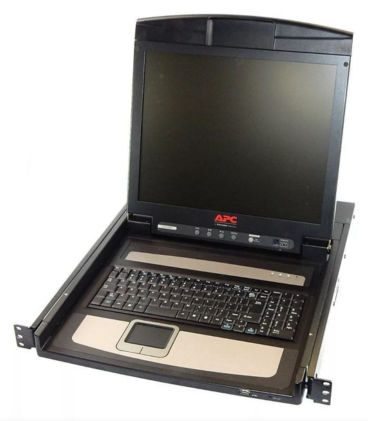 APC 17" Rack LCD Console with Integrated 8 Port Analog KVM Switch AP5808 main image