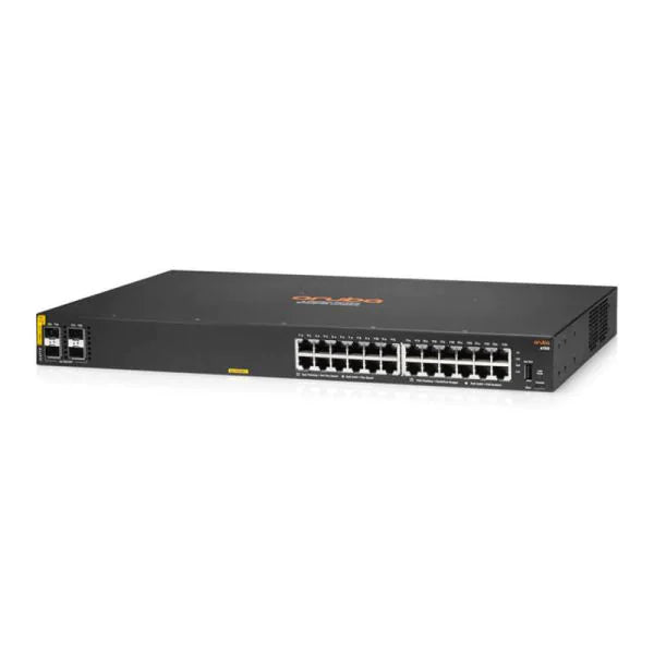 HPE Aruba CX 6100 24G Class 4 PoE 4SFP+ 370W Switch JL677A