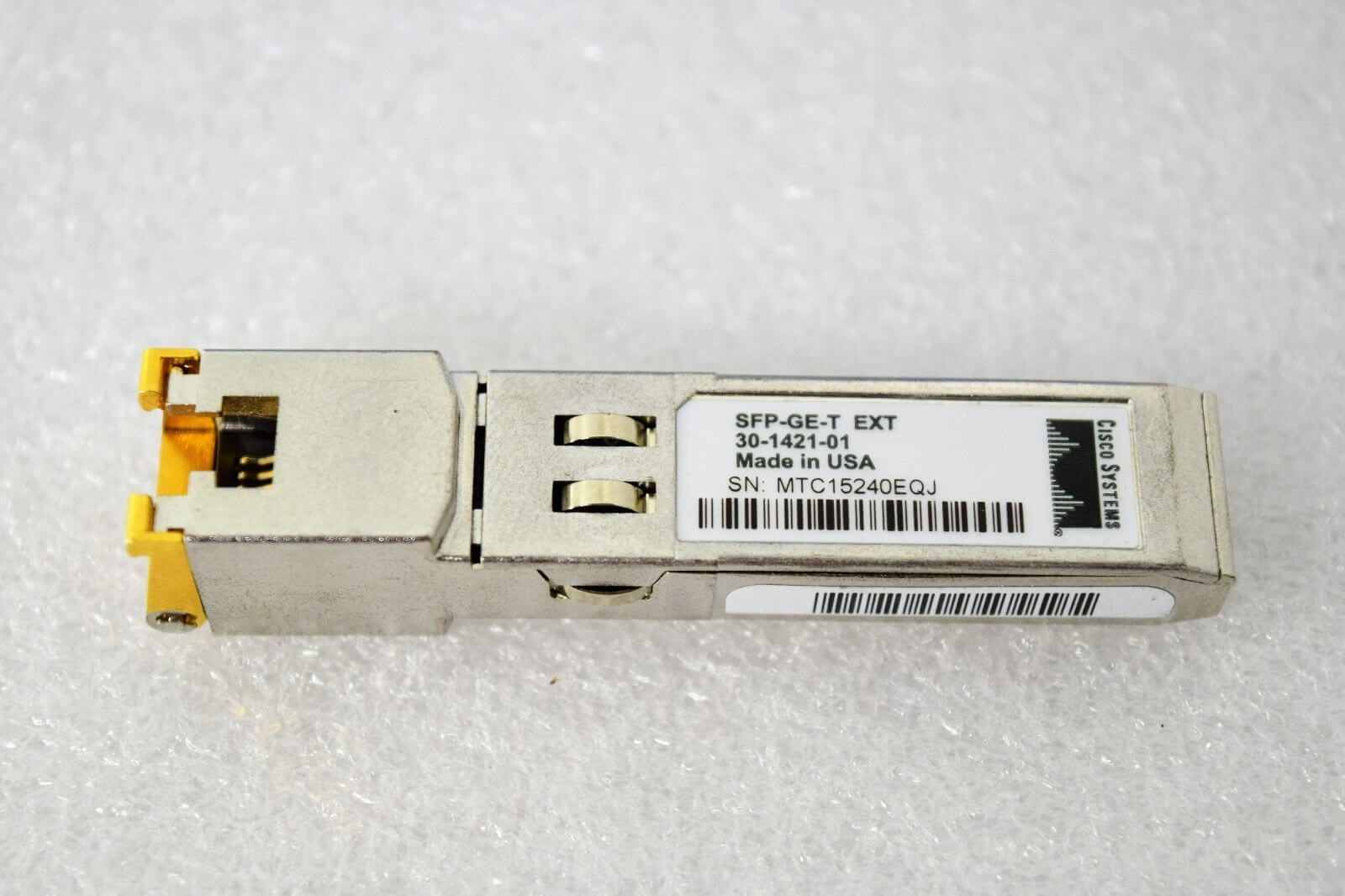 Cisco 1000BASE-T EXT SFP Transceiver Module SFP-GE-T= main image