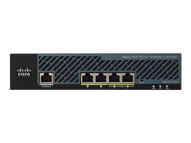 Cisco Aironet 2504 Wireless LAN Controller with 25 AP Licenses AIR-CT2504-25-K9 main image