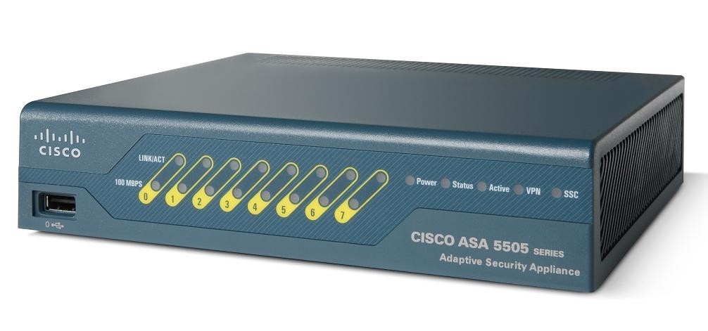 Cisco ASA 5500 Series Adaptive Security Router Appliance ASA5505-BUN-K9 main image