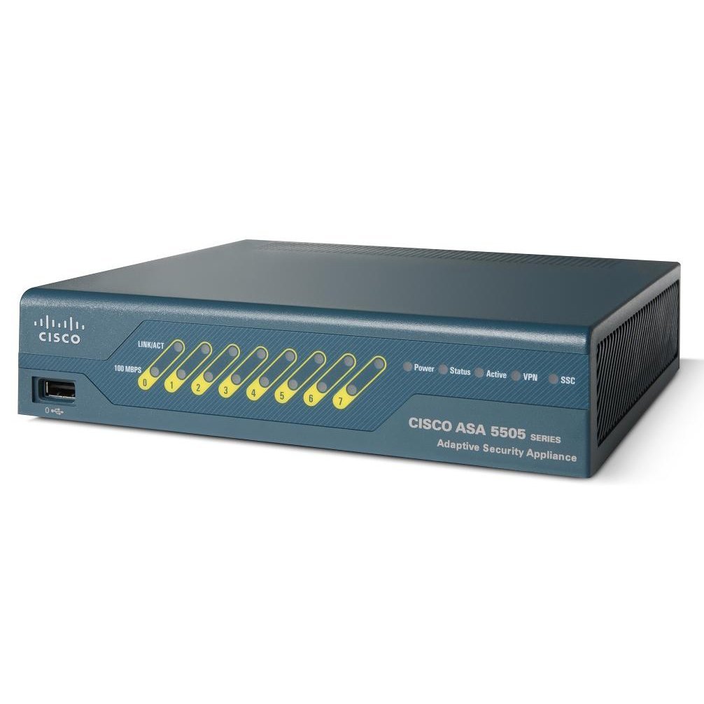 Cisco ASA 5505 Firewall Edition Bundle PoE Security App ASA5505-50-BUN-K9 main image