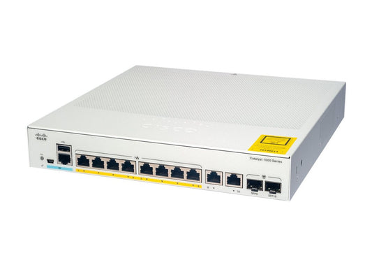 Cisco Catalyst 1000 8x 1GB PoE+ RJ-45 2x 1GB Combo Switch C1000-8FP-E-2G-L main image