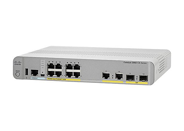 Cisco Catalyst 8-Port Gigabit Ethernet Switch WS-2960CX-8PC-L main image