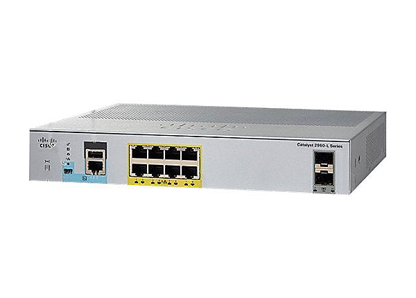 Cisco Catalyst 2960L 8-Ports Managed Rack Mountable Switch - WS-C2960L-8PS-LL main image