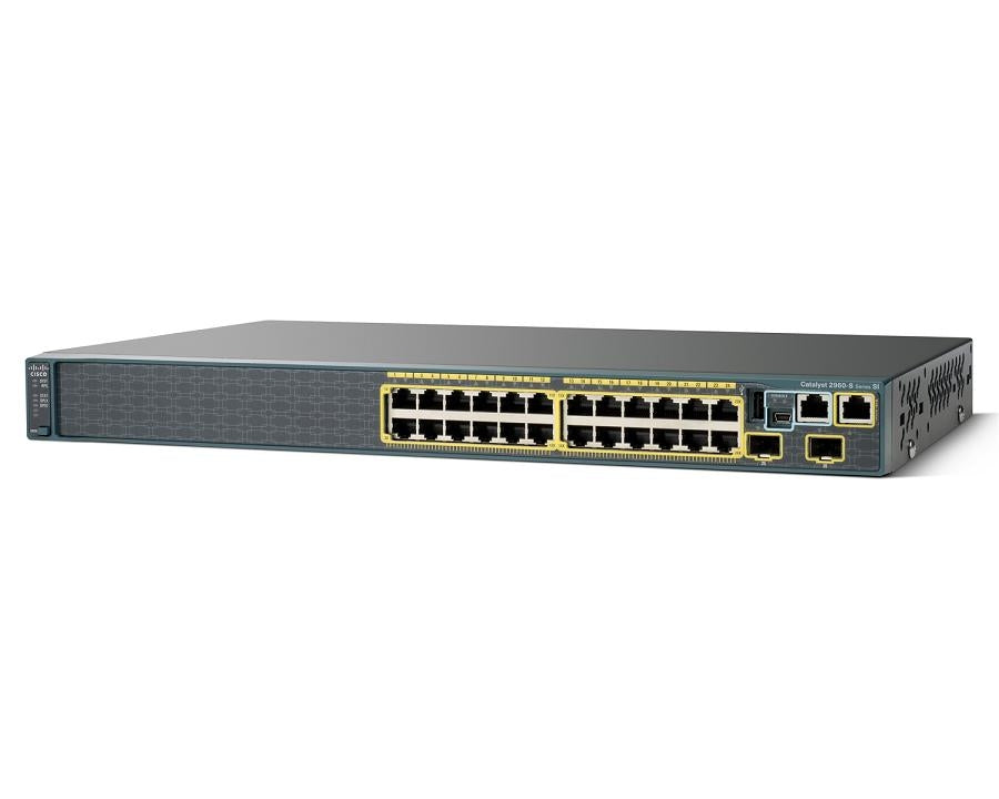 Cisco Catalyst 2960S-24TS-S Managed Switch WS-C2960S-24TS-S main image