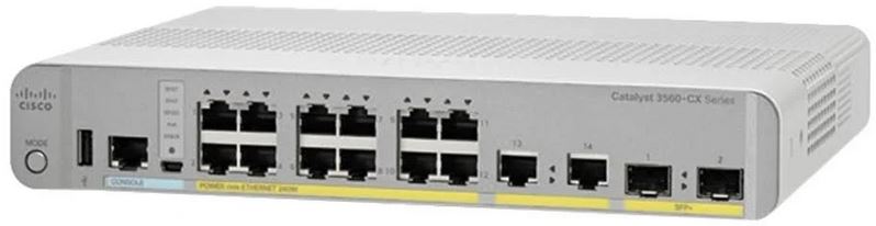 Cisco Catalyst 3560CX-12PC-S 12-Port Gigabit Ethernet Switch WS-C3560CX-12PC-S main image