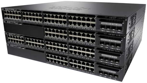 Cisco Catalyst 3650 PoE Switch WS-C3650-48PD-E main image