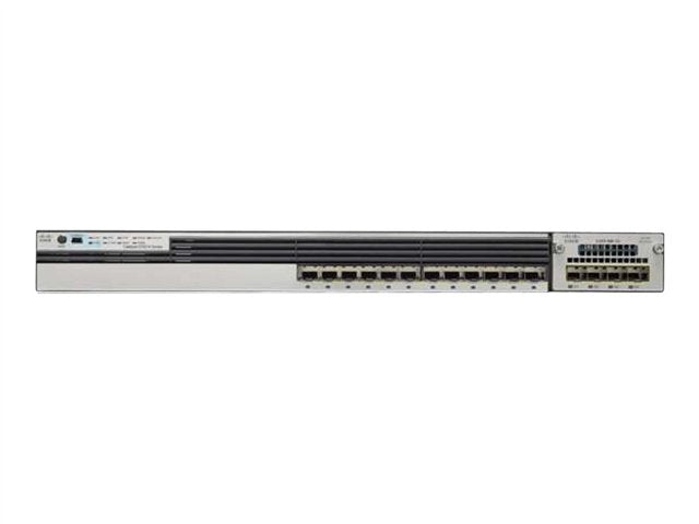 Cisco Catalyst 3750X 12 Port GBE SFP IP Base Switch WS-C3750X-12S-S main image