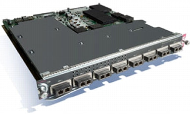 Cisco Catalyst 6900 Series 8-Port 10 Gigabit EN Fiber Mod w/ DFC4 Expansion Mod 8 Ports WS-X6908-10G-2T main image