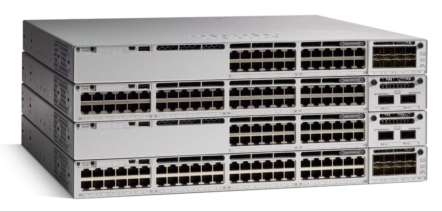 Cisco Catalyst 9300L Network Advantage 48 Ports Rack Mountable Switch C9300L-48T-4G-A main image