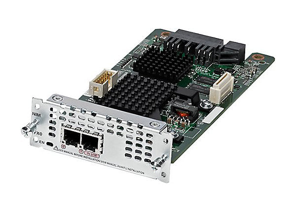 Network Interfacing Module Simplex Price Cisco NIM-2FXO 2-Port Voice Fax Network Interface Module