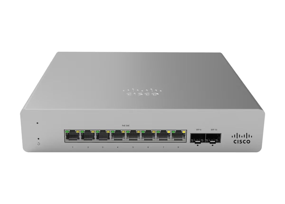Cisco Meraki MS120-8 Cloud Managed 8-Ports Switch MS120-8LP-HW main image