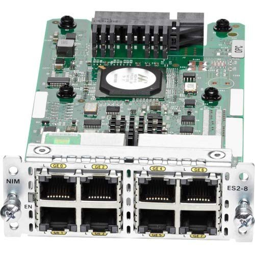 Cisco NIM-ES2-8-P 8-Port Layer 2 Gigabit EtherSwitch Network Interface Module