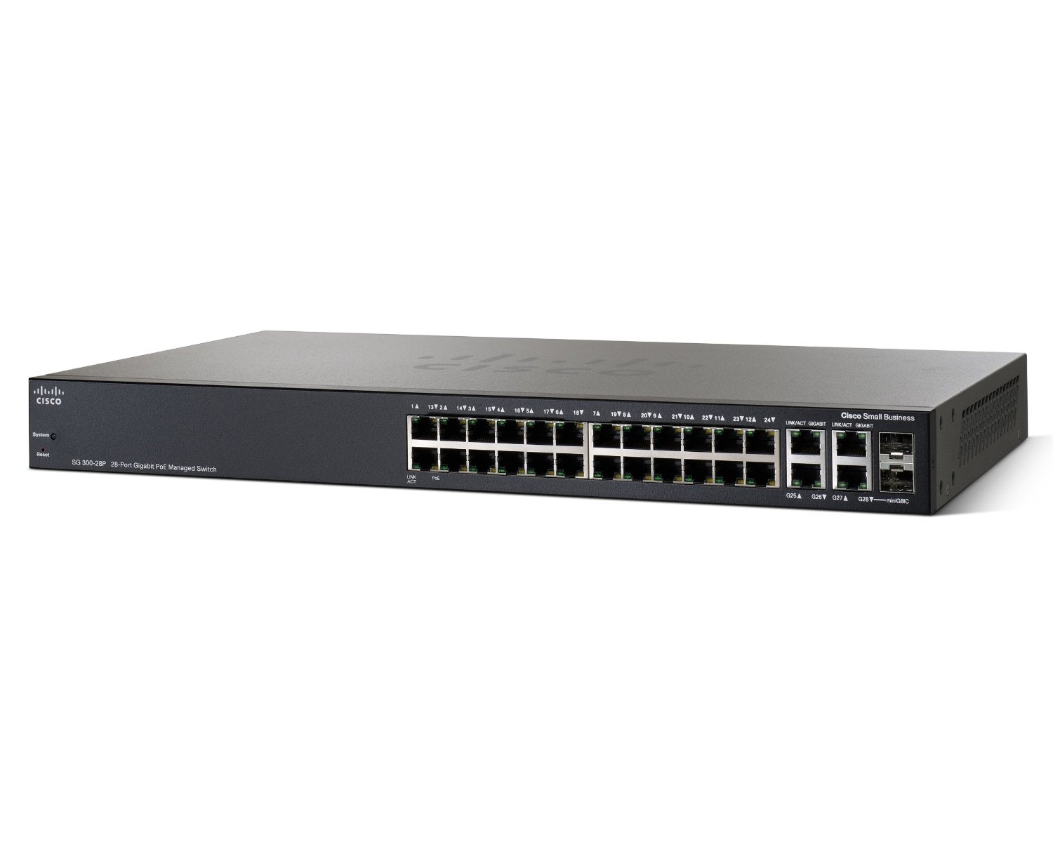 Cisco Small Business SG300-28P 28 Port L3 Managed Switch SRW2024P-K9 main image