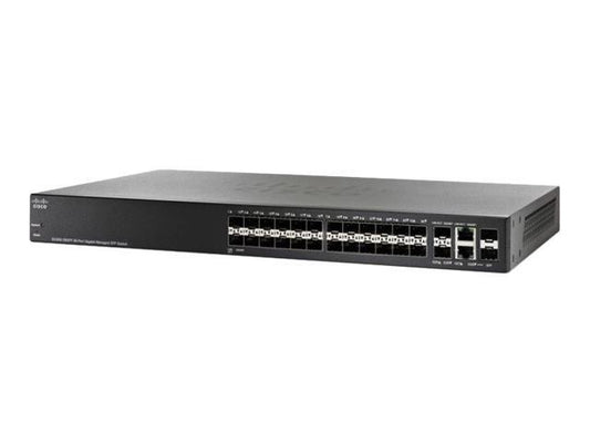 Cisco SG350-28SFP 28-Port Gigabit Managed SFP Switch SG350-28SFP-K9  main image