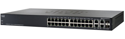 Cisco Small Business SF300-24PP Managed L3 PoE+ Switch SF300-24PP-K9 main image