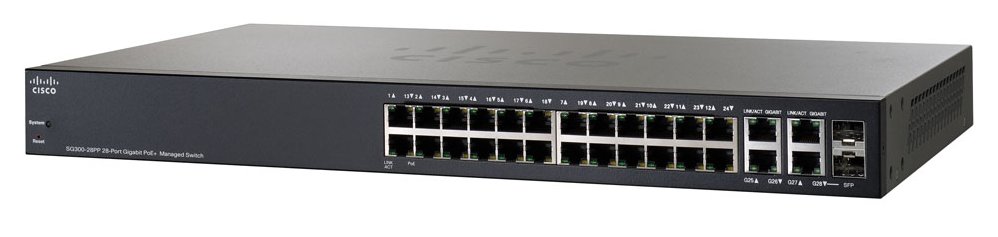 Cisco Small Business SG300-28PP Managed L3 Switch SG300-28PP-K9 main image
